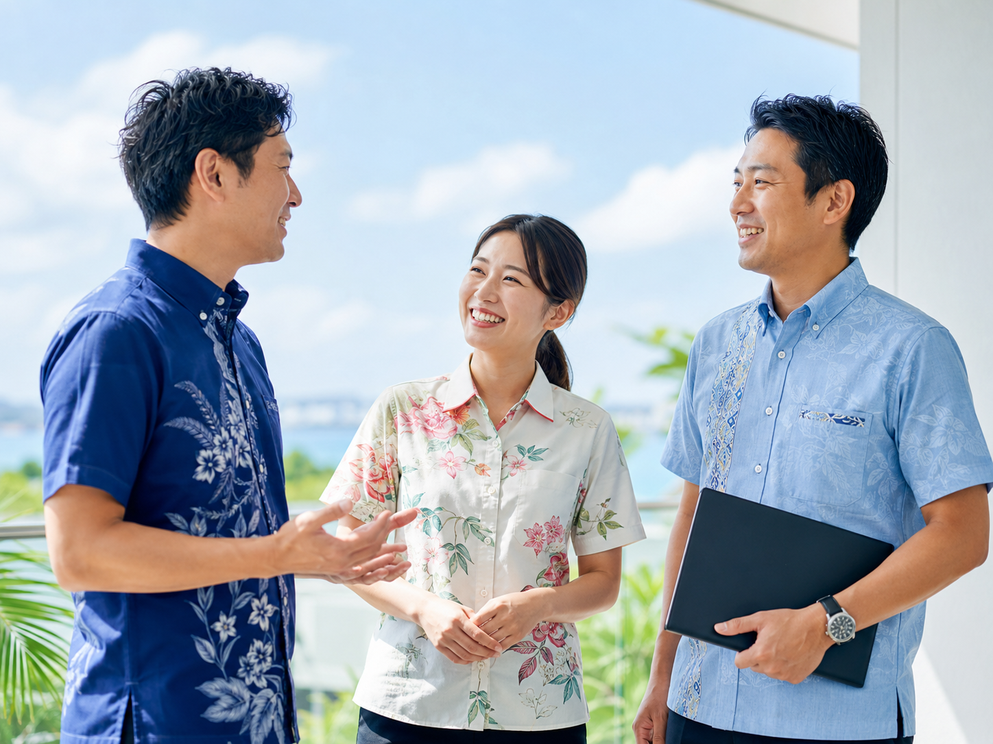 沖縄で働くJCSのスタッフ
